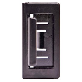 DANDORIVIS K-CTSS02-01 Dedicated Handle Door Thickness 0.1 inch (3 mm), Black