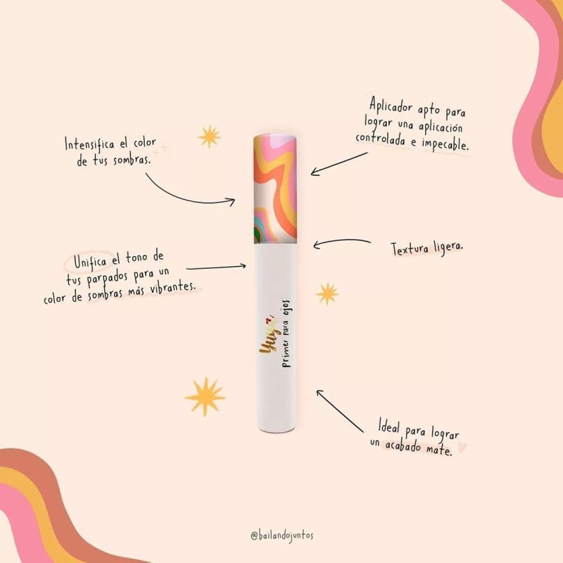 Yuya Primer Para Ojos Yuya Acabado Mate De Larga Duración