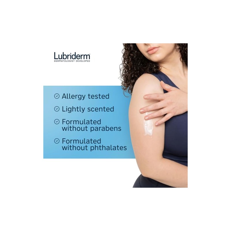 Lubriderm Daily Moisture Hydrating Body and Hand Lotion with Vitamin