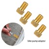 4 Pcs Bike Bicycle Pump Adapter Valve Copper Adapter Presta