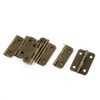 Sourcingmap Rotatable Window Drawer Door Hinges, 3cm, Bronze Tone, 8
