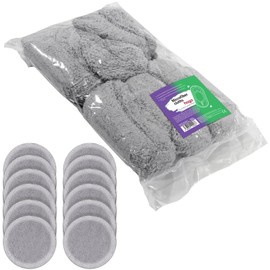 HOGA Set of 12 Microfibre Cloths as Replacement for Automatic Window Cleaning Robots - Compatible with HOGA W10 W12-14 cm Diameter