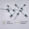 (Pack of 100 pcs) Painted Blind Rivets 4.0 x 8