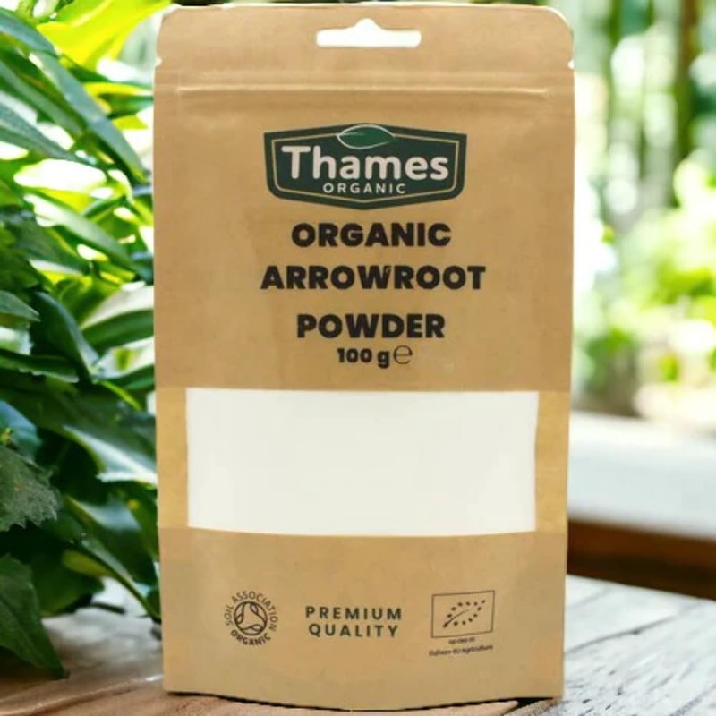 Organic Arrowroot Powder 500g - Arrowroot Flour, Starch Non-GMO Thickening