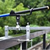Fishing Support Rod Holder Heavy Duty Metal Universal Clamp-On Boat