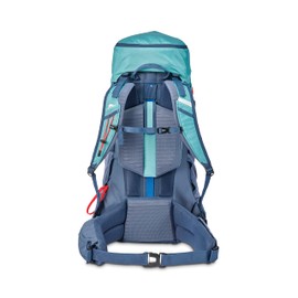 High Sierra Pathway 2.0 Backpack with Hydration Storage Sleeve, for Hiking, Biking, Camping, Traveling, Arctic Blue, 60L