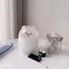 JVHLOV Desktop Trash Can with Lid, Mini Desktop Bin, Plastic