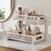 2 Pack 17IN Depth Under Sink Storage Organizer, Large 2-Tier