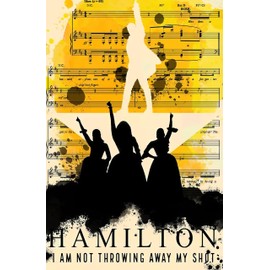 Hamilton - Póster musical inspirador en lona para pared, pintura decorativa estética, estilo sala de estar, 12 x 18 pulgadas (30 x 45 cm)