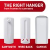 Command Sawtooth Picture Hangers, Damage Free Hanging Frame Hangers, No