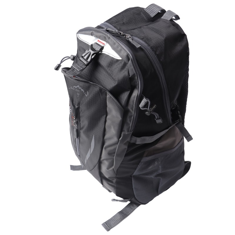 Black Outdoor Backpack Nylon Lightweight Water Repellent Hiking Sports Backpack