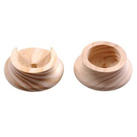 852655 POLE SOCKET SET WOODEN 2 PER BAG