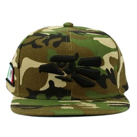 Mexican Mexico Hat Hecho En Mexico Eagle Aguila Snapback Flat Bill Baseball Cap (Army Camo-Black Aguila)