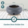 HC Companies Versatile 21 Inch Round Natural Decorative Plastic Outdoor
