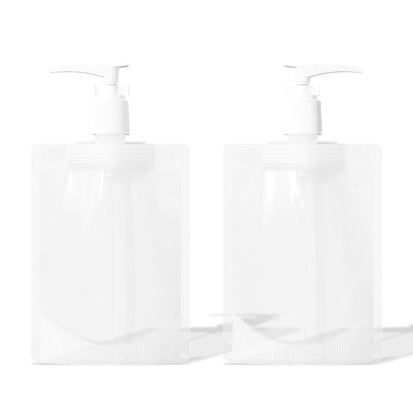 QQ Studio Matte Translucent Kraft Toiletries Size Lotion, Body Wash,
