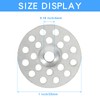 Coufce 100pcs 1 inch Plaster Washers Zinc Metal Washer, Plaster