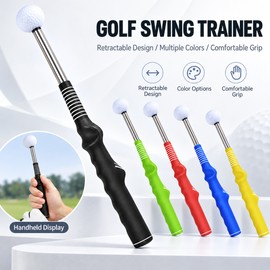 Retractable Golf Swing Trainer for Tempo Practice – Strength and Rhythm Training Aid for Golf Warm-Ups