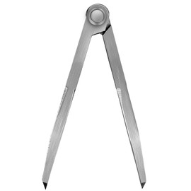 6 inch Alloy Leather Divider, Professional Navigation Divider Compass Geometry Tool, Metal Leather Work Scribe Tool Woodworking Drafting Carpenter Compass for Geometry