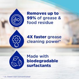 Dawn Platinum Dishwashing Liquid, Fresh Rain Scent, 32.7 fl oz