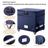 DocSafe File Box with Lock, 2-Layer Fireproof Document Box with
