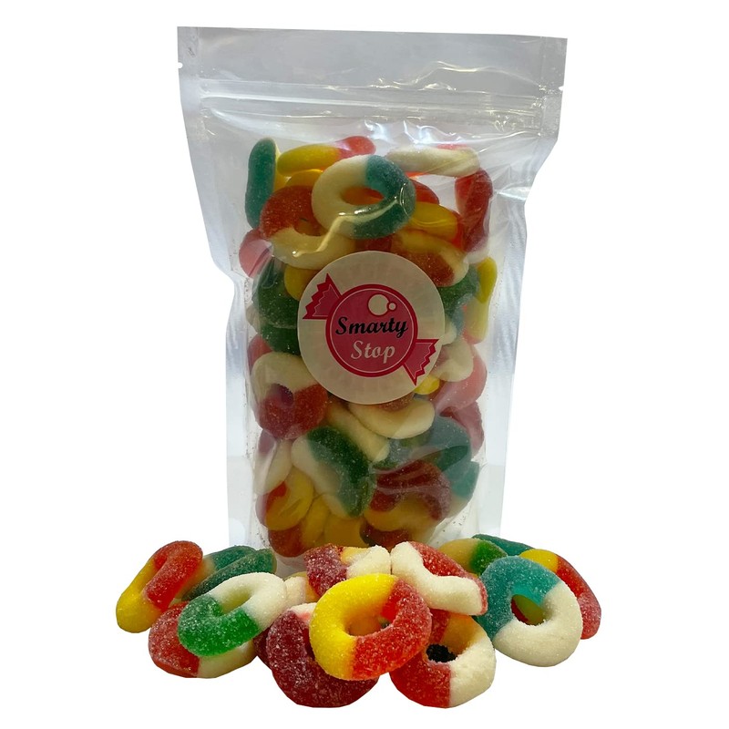 Smarty Stop Gummy Rings (Mixed Flavors, 1 Pound (Pack Of