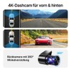 Oryzom 4K Dash Cam with 3.94 Inch Screen - 170°