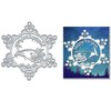 Christmas Snowflake Metal Die Cuts, Santa Reindeer Cutting Dies Cut