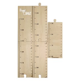 TOYANDONA Height Ruler Wooden Print Height Chart Height Measurement Ruler Height Measuring Rulers for Kids Bedroom Wall Decoration