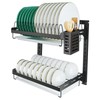 Hanging Dish Drying Rack, Wall Mounted Dish Rack Kitchen, 2