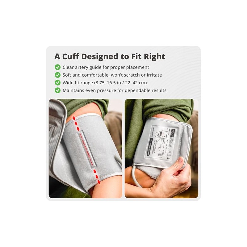Greater Goods Upper Arm Blood Pressure Monitor for Home Use
