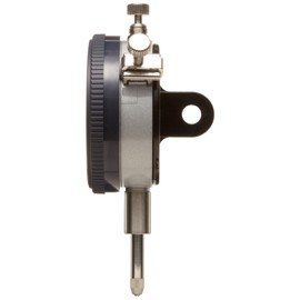 Mitutoyo 2414S - Indicador de dial, rosca #4-48 UNF, diámetro de vástago de 0,36 cm, tapa trasera, esfera blanca, lectura 0-100, diámetro de dial de 2,25 pulgadas, rango de 0,00-0,55 pulgadas, graduación de 0,000 pulgadas, precisión +/- 0,000 pulgadas