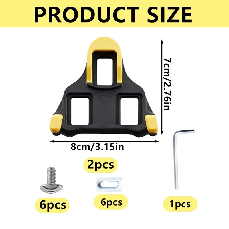 Glamifyr SPD sl Cleats for Cycling Shoes, SPD Cleats Shimano