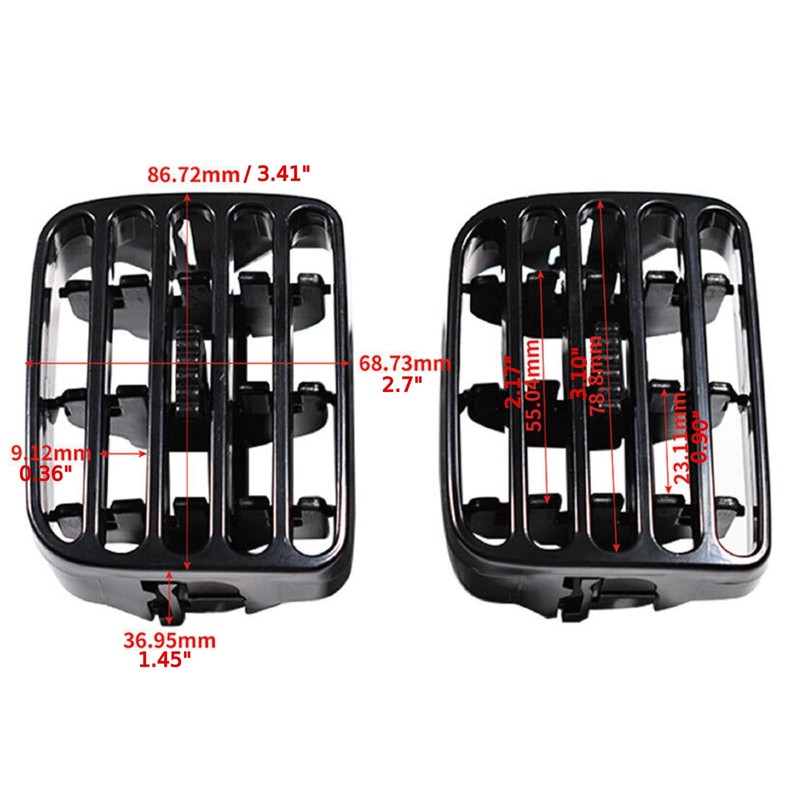 Twowinds - Ventilation Grille 7702258280 Compatible with Renault Clio 2,