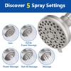 Double Shower Head for Couple, High Pressure Dual Showerhead, Adjustable