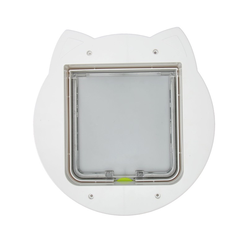 Pet Flap Door 4 Way Locking Noiseless Weather Resistant Cat