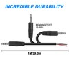 MEIRIYFA 3.5mm Male Plug to Bare Wire Stereo Audio Cable,