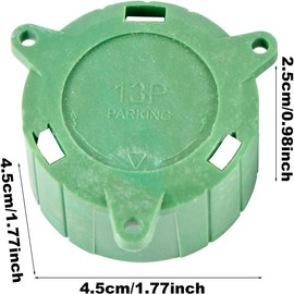 Vayfoni 13 pin alignment tool dust cap - trailer connector plug dust cover - dustproof protection - suitable for universal trailer coupling accessories