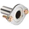 Fortune JFS-5060 JDM Stainless Steel Flange Silencer, Intermediate Pipe Size