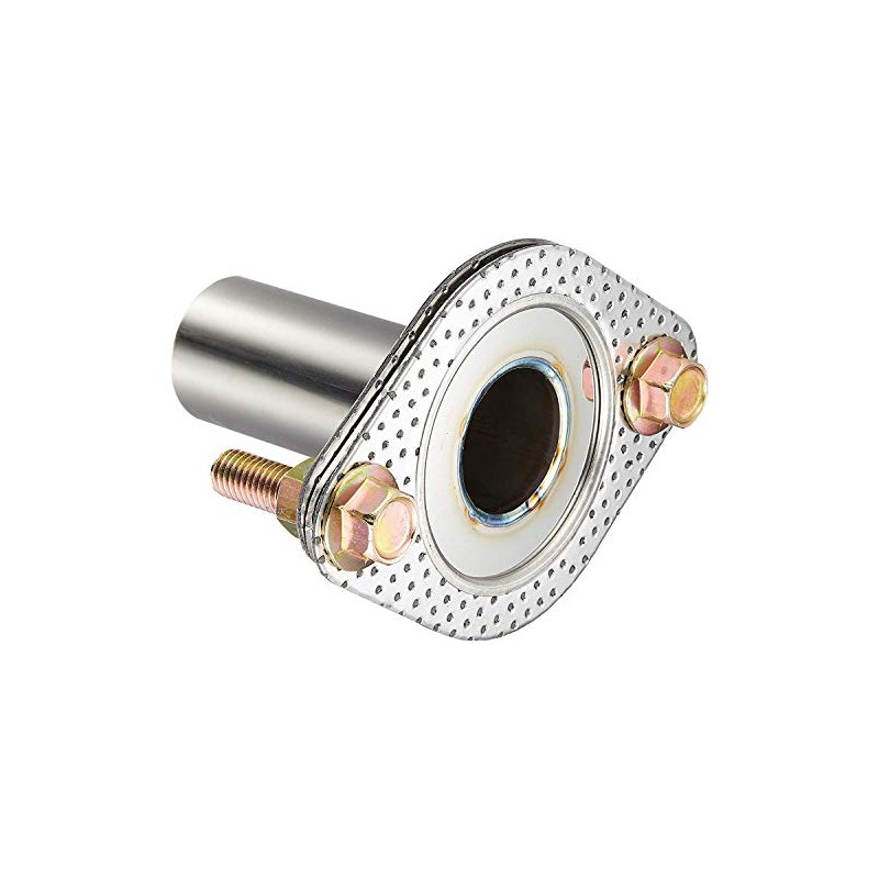 Fortune JFS-5060 JDM Stainless Steel Flange Silencer, Intermediate Pipe Size