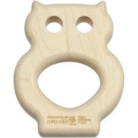 Owl Shaped Maple Teether - Made in USA