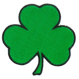 Ivamis 3 Leaf Clover Shamrock Novelty Iron on Patch- 3x3 inch - P2931