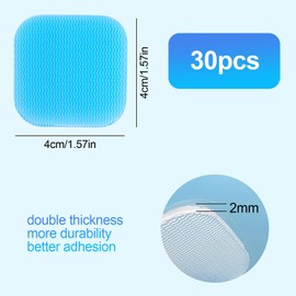 elthmpr Pack of 30 EMS Gel Pads, Abdominal Trainer Gel Pads, Muscle Training Device, Gel Pads, Muscle Stimulator, Replacement Parts, Hydrogel Pads for EMS Trainer, Abdominal Trainer, Muscle