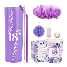 18th Birthday Tumbler, 18th Birthday Gifts for Girl, 18 Birthday Gifts, Gifts for 18th Birthday Girl, 18th Birthday Decorations, Happy 18th Birthday Gift, 18th Birthday Party Supplies