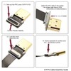 JSER CYFPV Micro HDMI Type D Male Connector Standard Straight