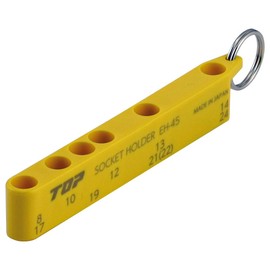 Top Industry (TOP) Tip Tool Holder Bit Holder for Hex Shanks, 0.25 inch (6.35 mm), Yellow EH-45Y
