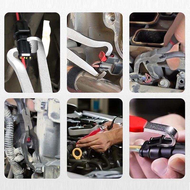 3-Piece Electrical Disconnect Pliers Set – 60° Angled & Straight
