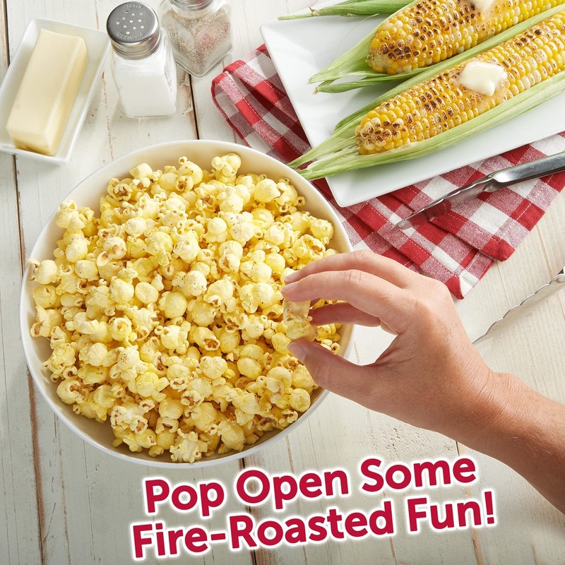 Herr’s Popcorn, Fire Roasted Sweet Corn Flavor, 6 Ounce (Pack