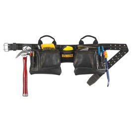 DEWALT DG5472 Carpenter's Top Grain Leather Apron, 12 Pocket