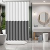 IMAVO Grey Bathroom Set,22Pcs Bathroom Accessories Set with Shower Curtain,Trash