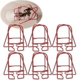 Happy Tree (6 Pack) 3/4" IPS Red Fire Sprinkler Head Guard for Pendent & Upright & Horizontal Sidewall Head - Double Hook
